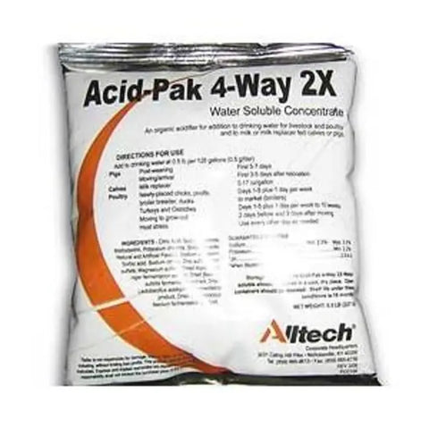 ALLTECH ACID PAK 4-WAY 2X WATER SOLUBLE CONCENTRATE 1.134KG (2.5 lbs)