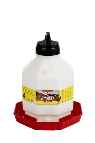 LITTLE GIANT FOUNT PLASTIC POULTRY WATERER PPF5 5 gal