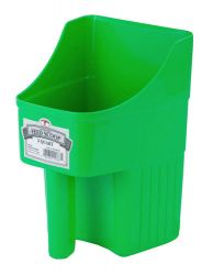 GREEN ENCLOSED FEED SCOOP 3QT