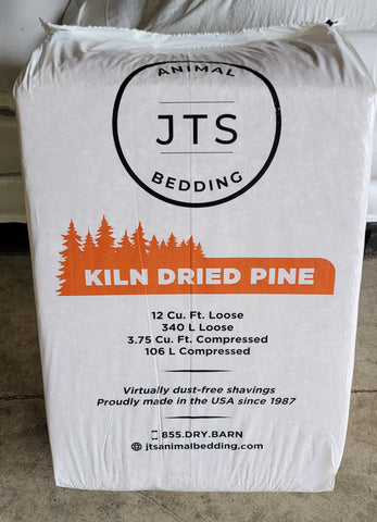 JTS Animal Bedding Kiln Dried Premium Pine Shavings JUMBO BALE (12 cu ft.)